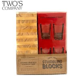 Two's Company Chill Out Stumbling Blocks Drinking Game